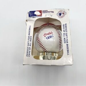 Collectible baseball 1994 Coors light‎ Silver bullet ball.
